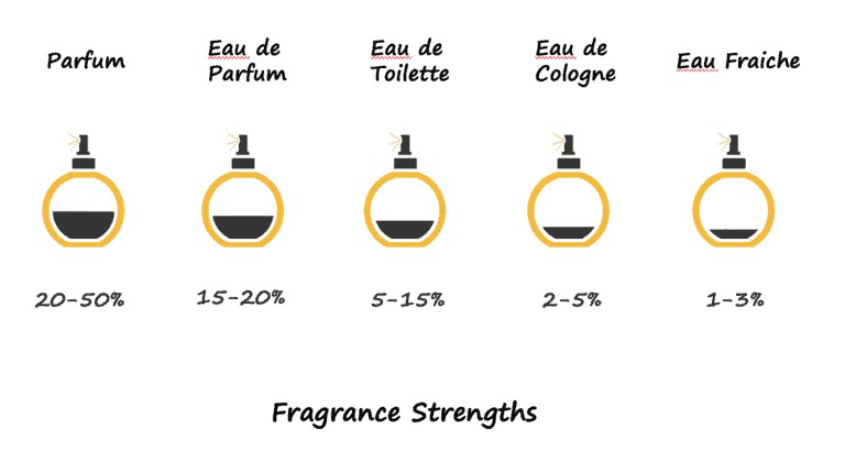 Perfume Strengths [A Simple Guide: 5 Levels, 5 Terms] - Scented Chemistry