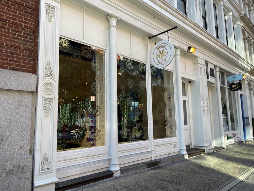 Article: What is a niche fragrance? Image shows Bond No.9 Flagship Store On Bond Street