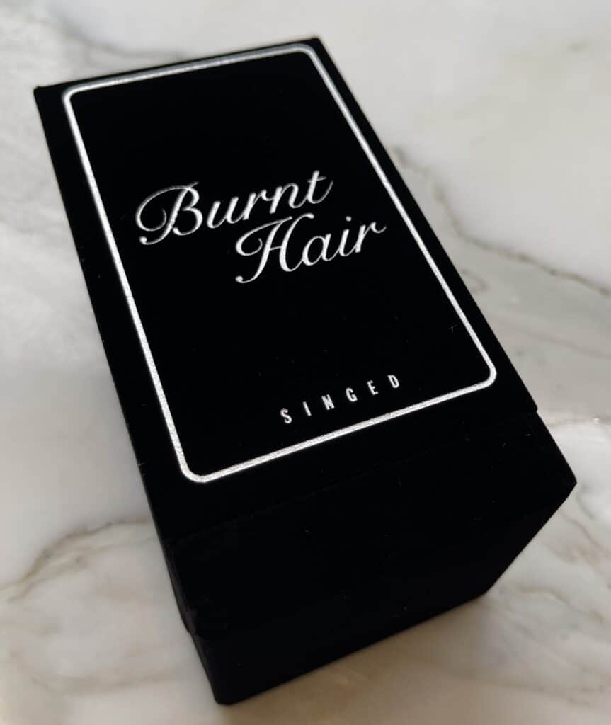 Burnt Hair Perfume Packaging